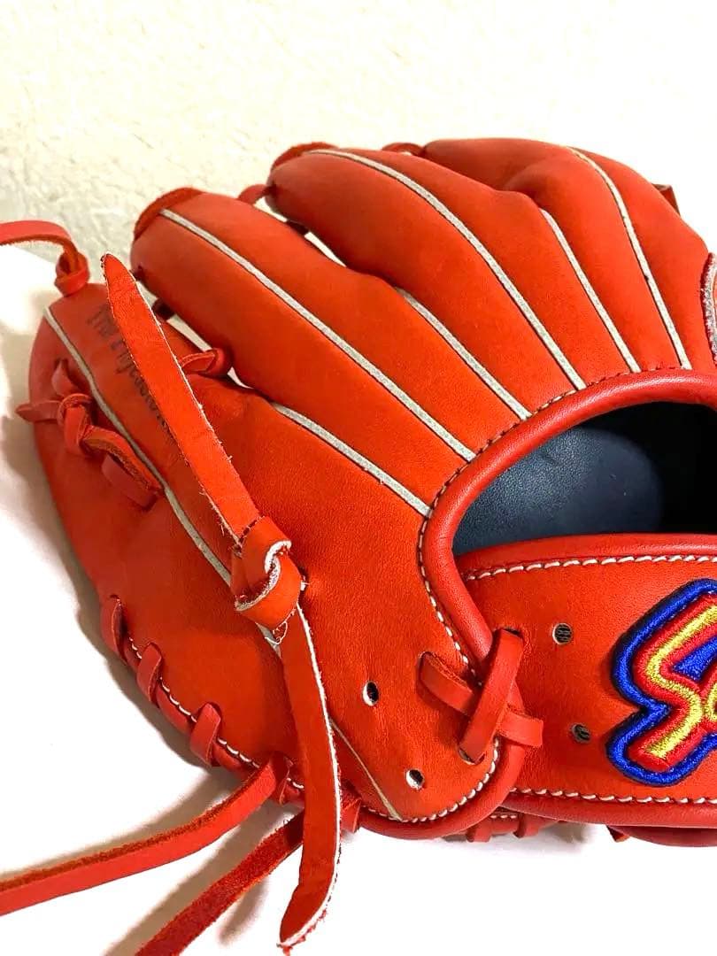 《新品未使用》久保田スラッガー軟式少年用グラブKSN-J6 Fオレンジ