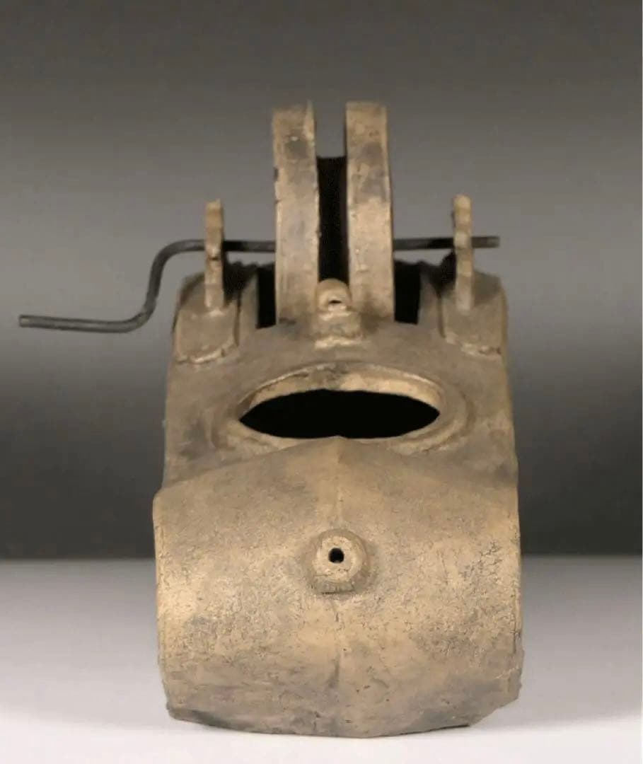 【墨壷 陶製 】墨坪 墨壺 墨斗 墨縄 民芸 民藝 柳宗悦 海老虹梁形墨壷