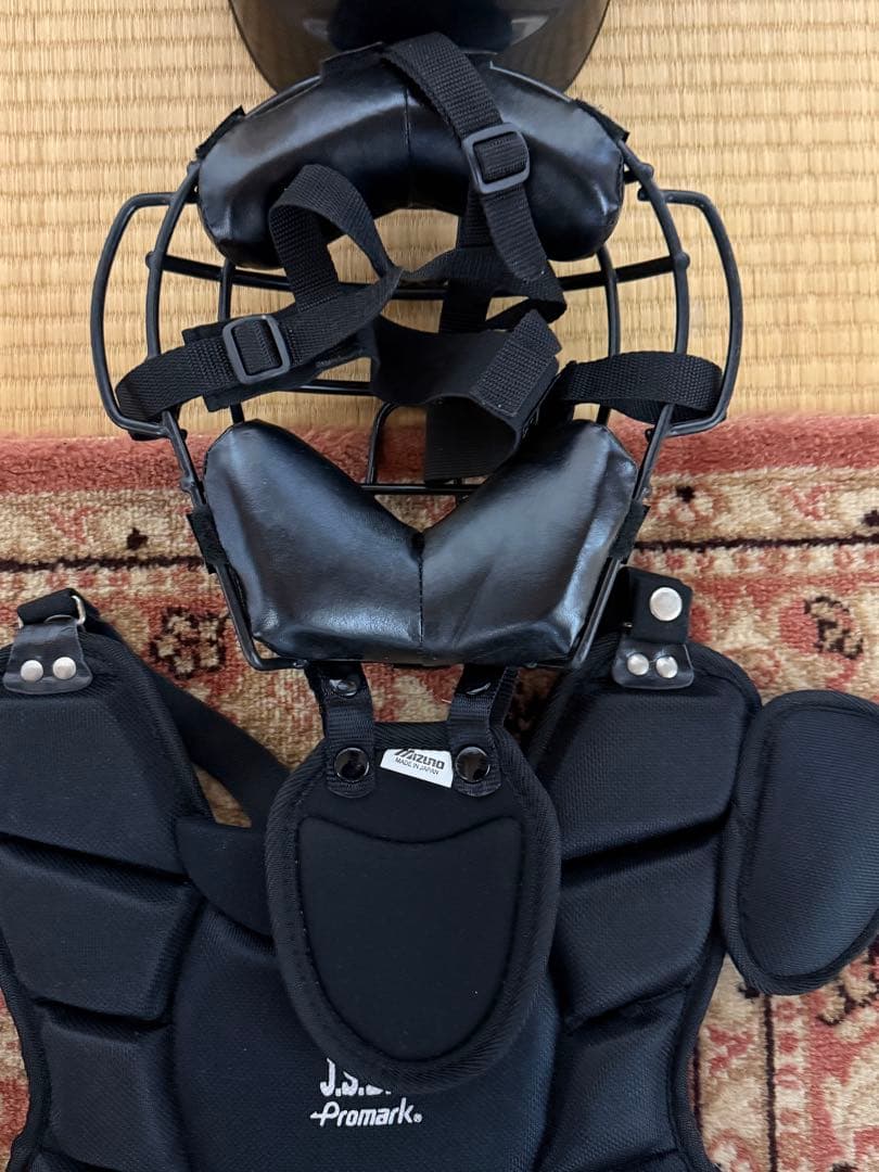 J.S.B.B. キャッチャー防具セット 黒