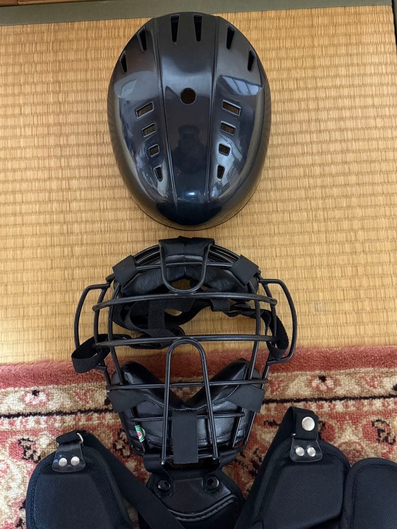 J.S.B.B. キャッチャー防具セット 黒