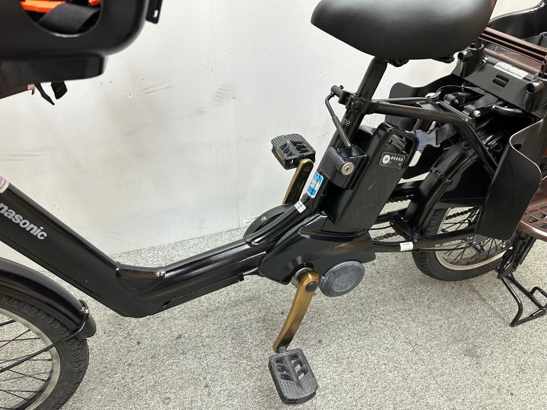 人気な車種　パナソニックギュットアニーズ　3人乗り電動自転車　チャイルドシート付