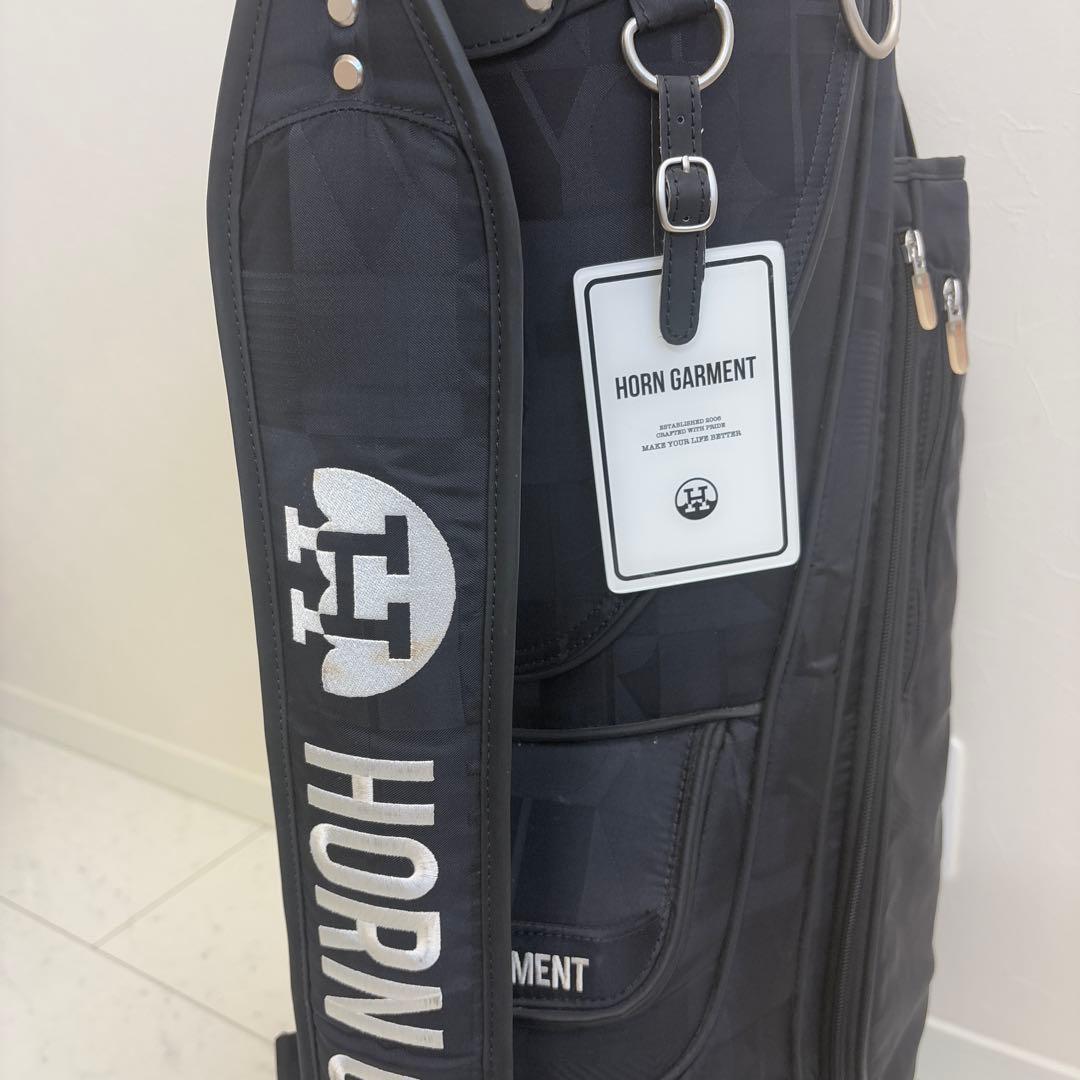 HORN GARMENT マークアンドロナ　ブラック キャディバッグ