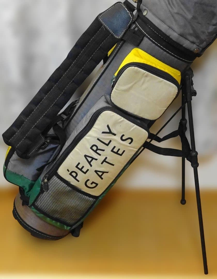 ヴィンテージ品 PEARLY-GATES キャディバッグ ゴルフ パーリーゲイツ