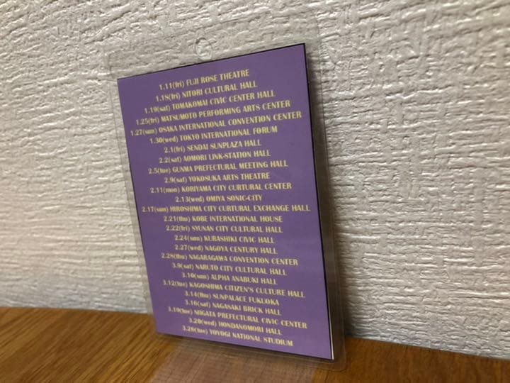 西野カナ　ツアースタッフ用　アクセスオールエリアパス