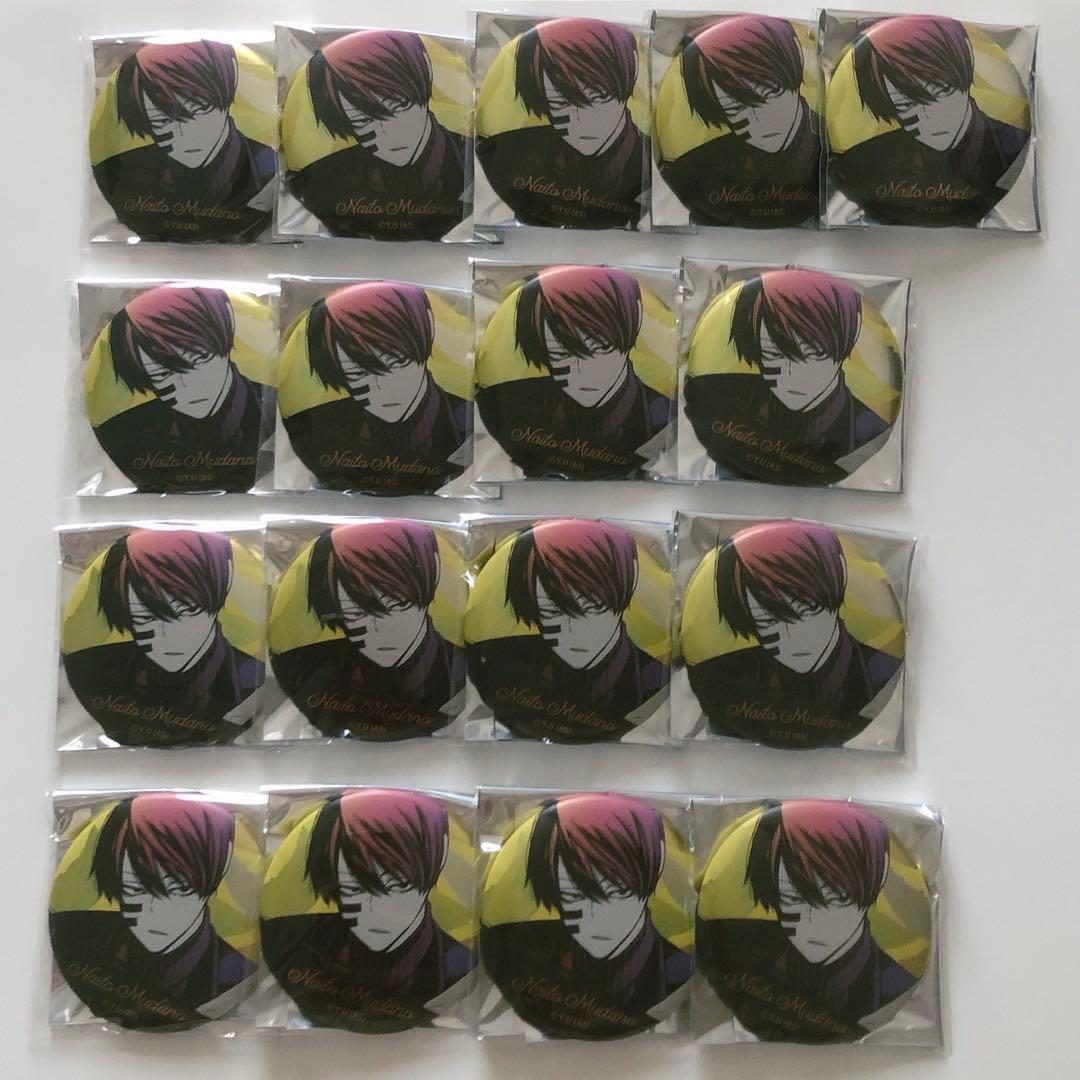 桃源暗鬼 メタリック缶バッジ 無陀野無人