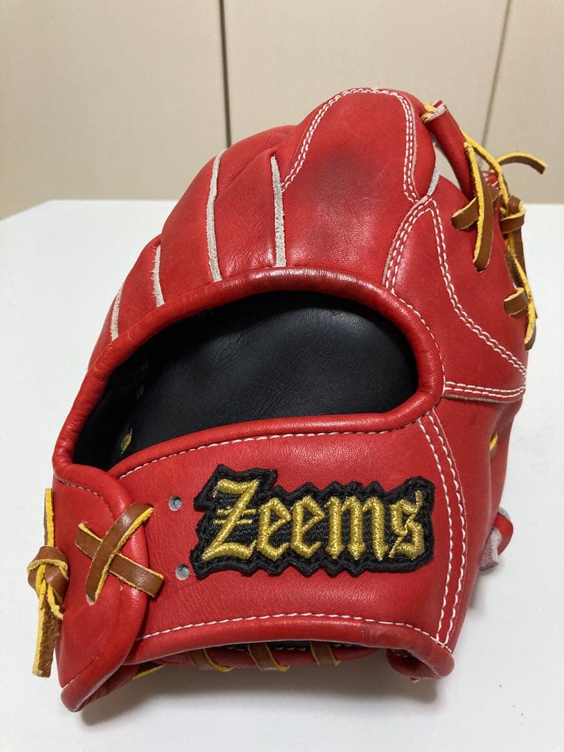 Zeems 軟式用レッドグローブ