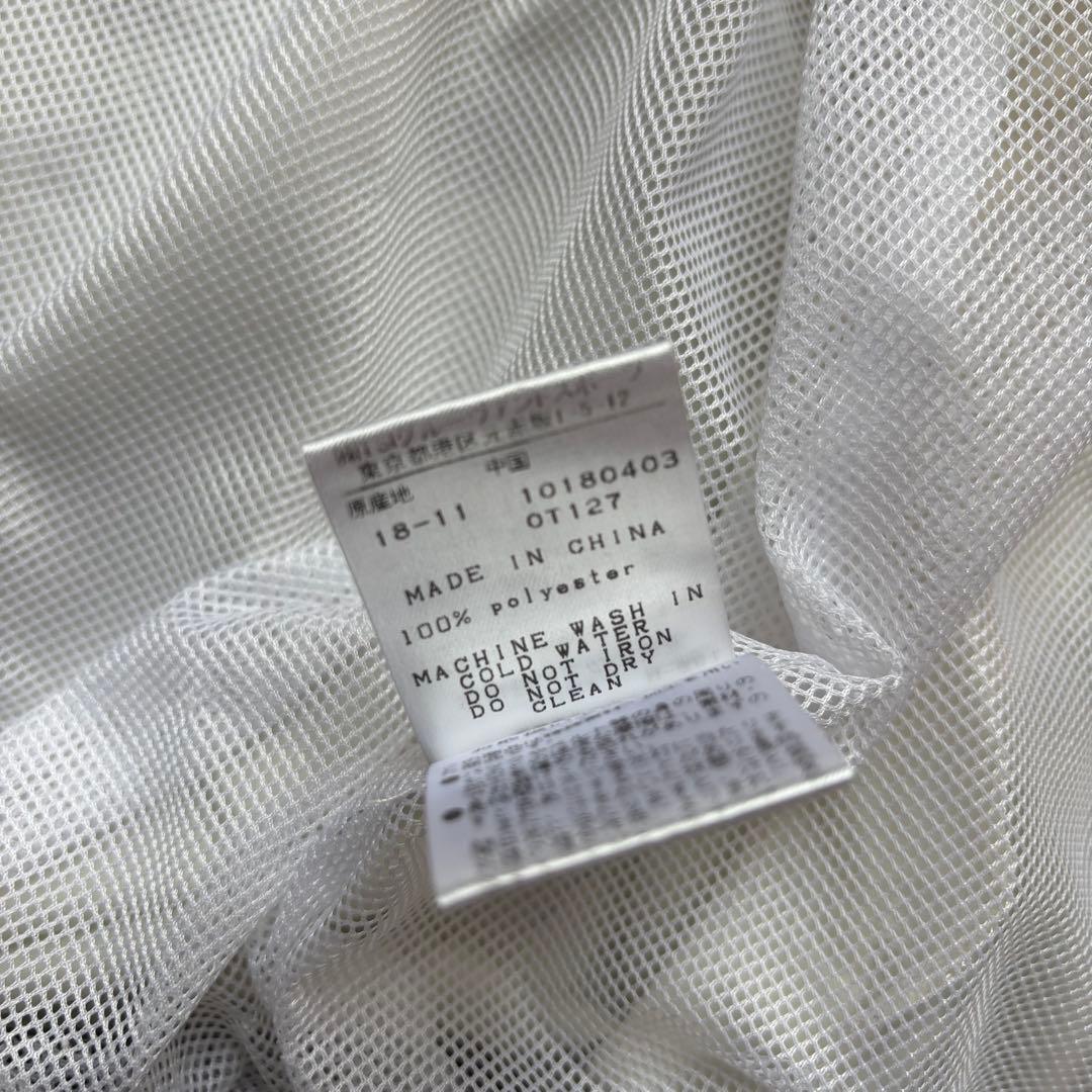 St ANDREWS ナイロン裏地メッシュ ダブルジップジャケット ロゴ M