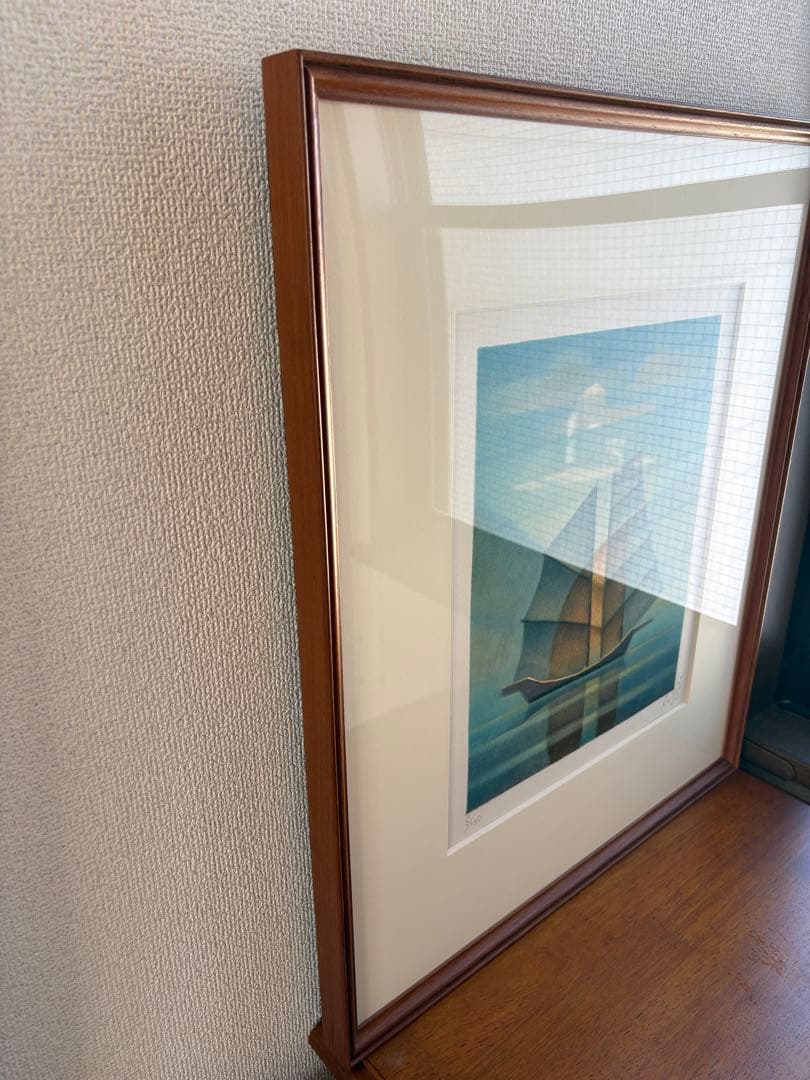 「正規証明書付」Louis Toffoli「SOLEIL LEVANT」石版画