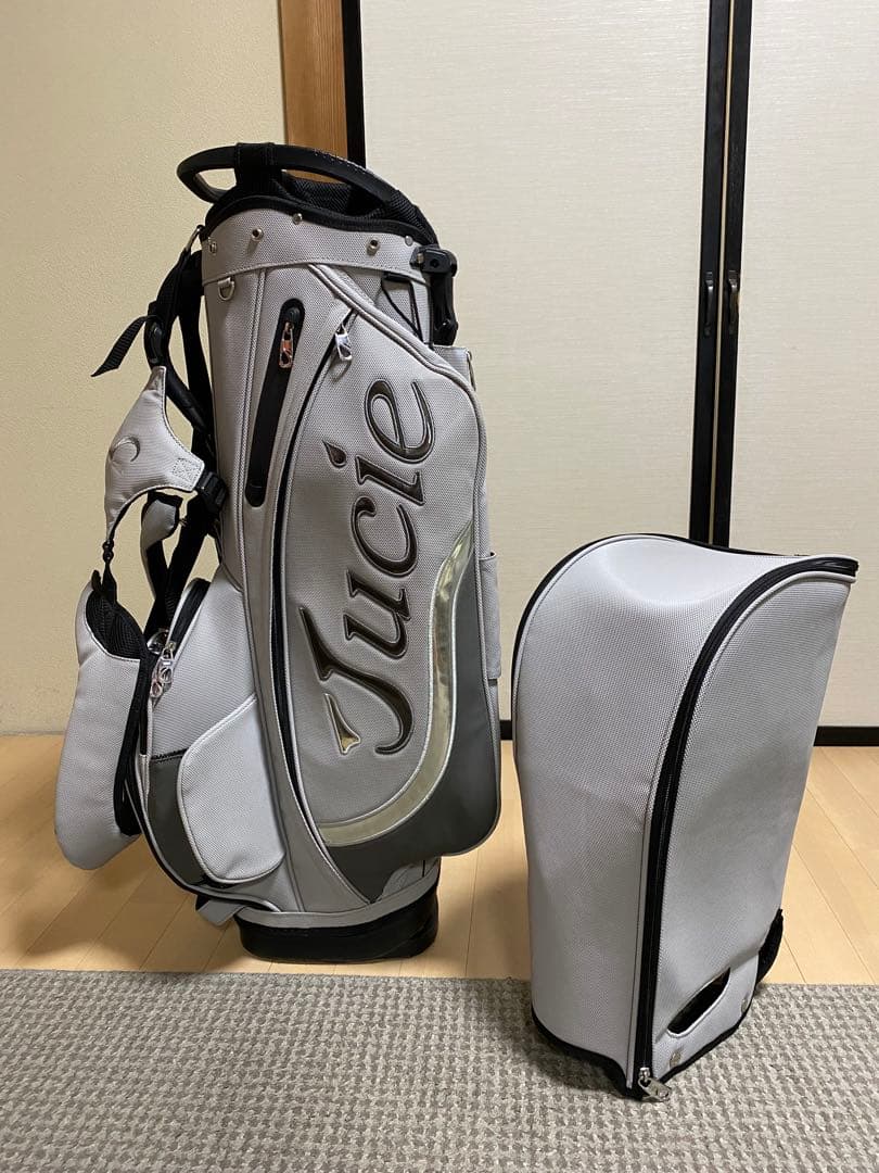 最終価格❗️jucie スタンド式キャディーバック➕シングルショルダー