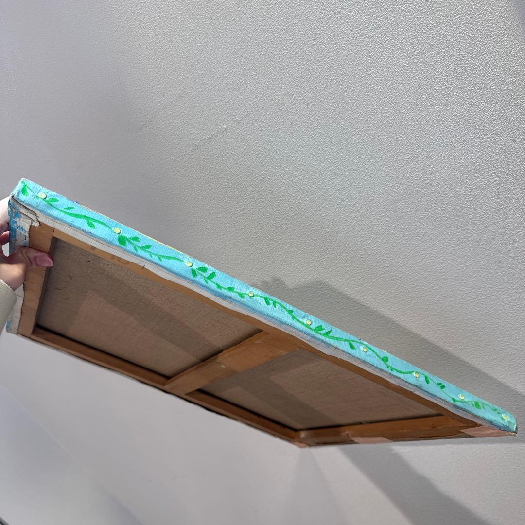 油彩　絵画　肉筆　M. Uehara 画 美術品