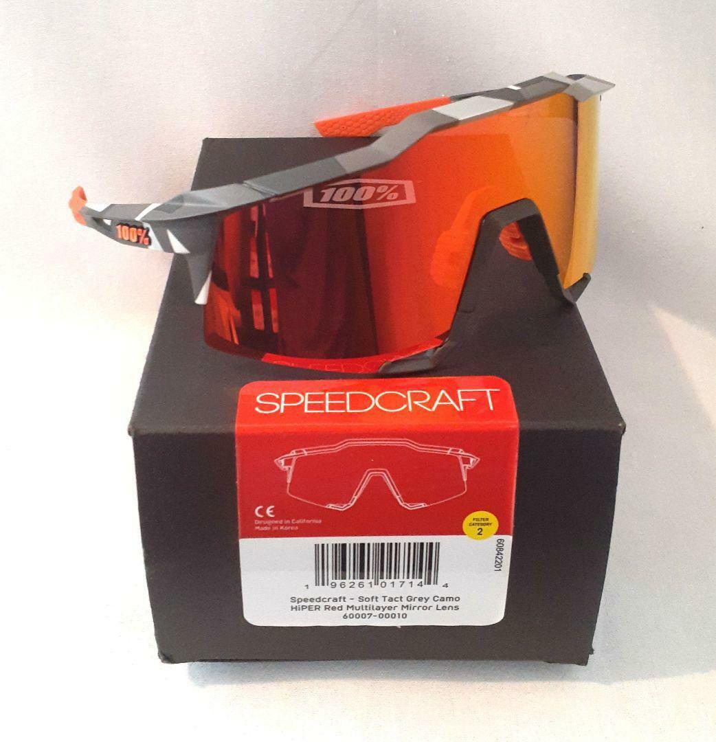 100% SPEEDCRAFT Grey Camo ワンハンドレッド サングラス