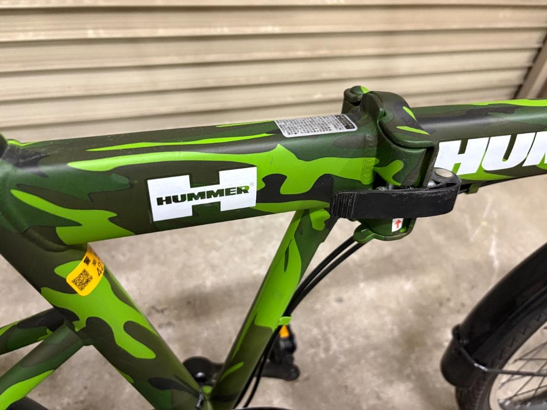 美品 HUMMER FDB206TANK-G ミリタリー グリーン系 限定カラー