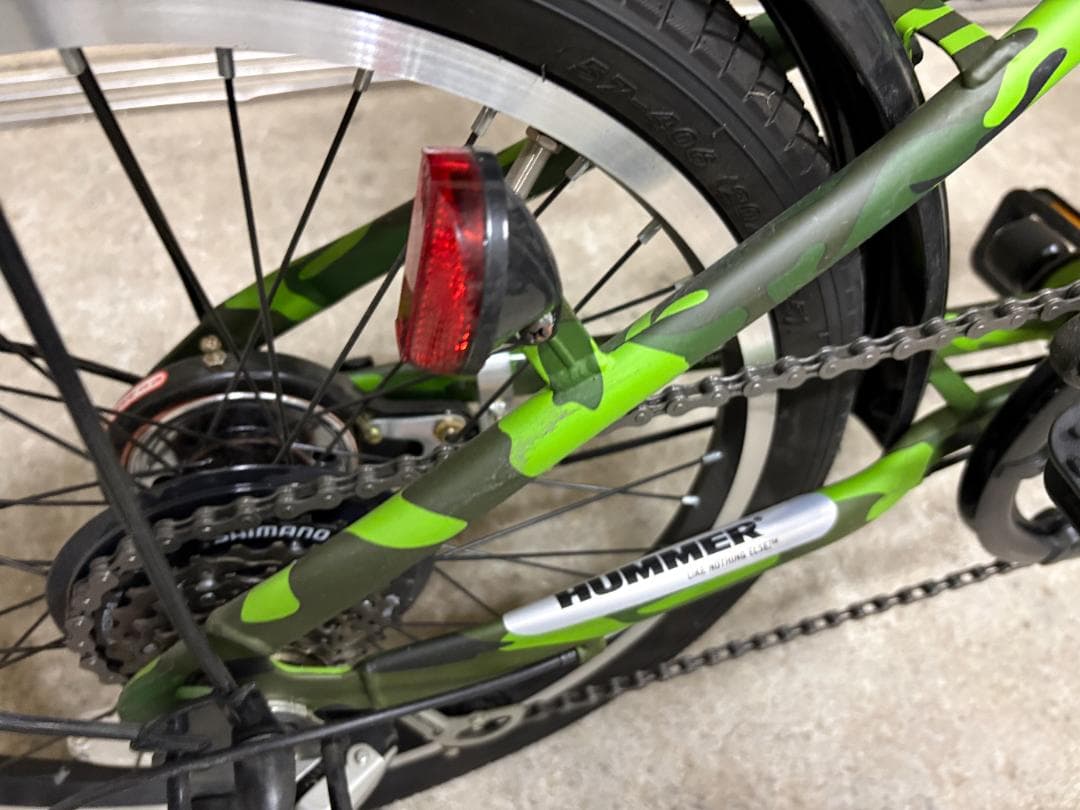 美品 HUMMER FDB206TANK-G ミリタリー グリーン系 限定カラー