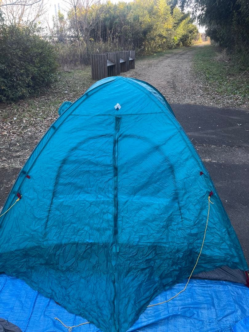 モンベルステラリッジテント4 レインフライ、グラウンドシート オプショナルロフト