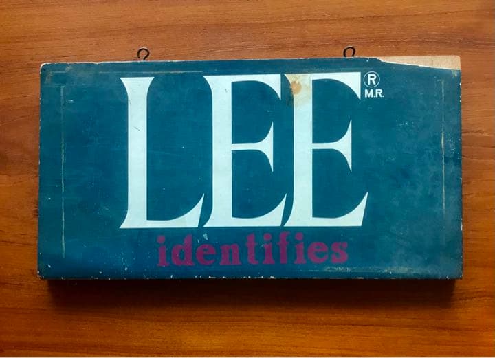 アメリカンビンテージ　Lee 看板