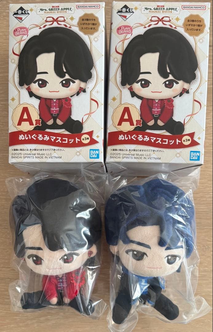 ミセス　一番くじ　a賞　ぬいぐるみマスコット　大森元貴　若井滉斗　2点セット