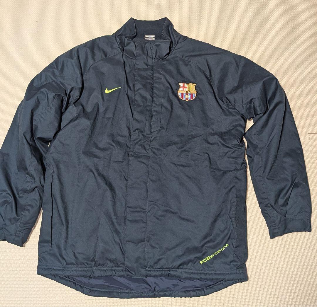 Nike FC Barcelona ブルゾンジャンバー Mサイズネイビー（中古）