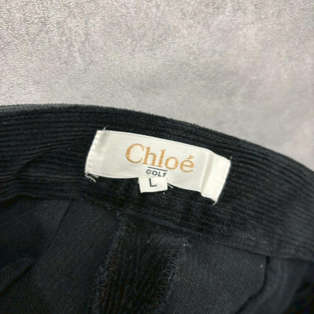 Chloe GOLF 刺繍入 コーデュロイパンツ クロエ ゴルフ N2435