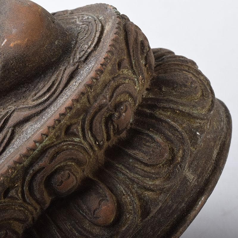 中国　古銅　チベット仏　仏像　置物　C　R8591