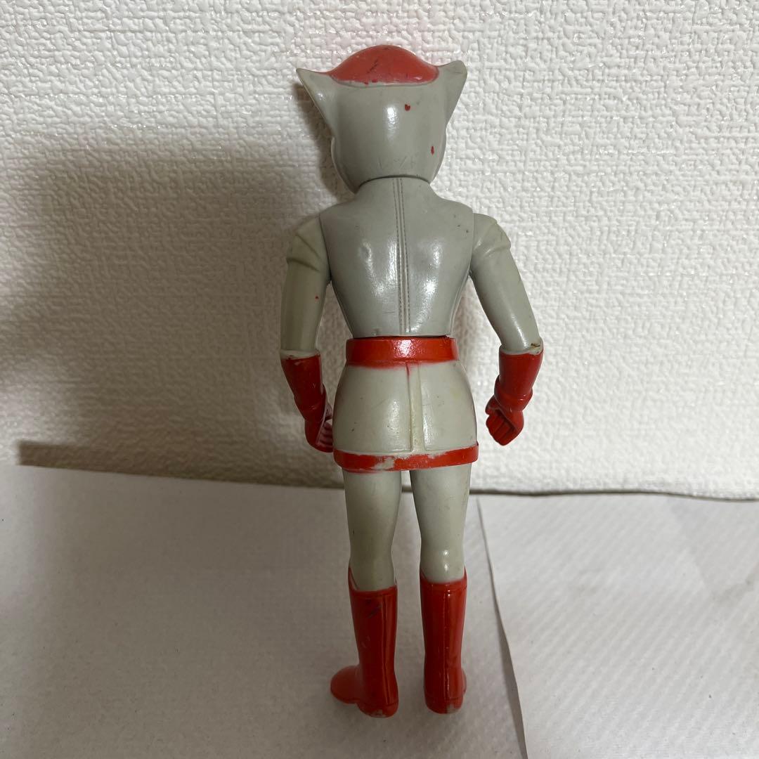 ⚠️レア　トリプルファイター　ミドルサイズ　当時物　ソフビ　ブルマァク