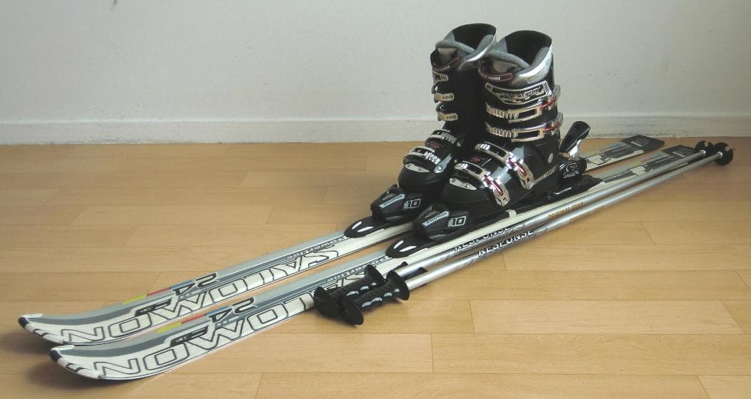 ■■送料無料■サロモン■メンズスキーフルセット■板158靴26.5■メンテ付■