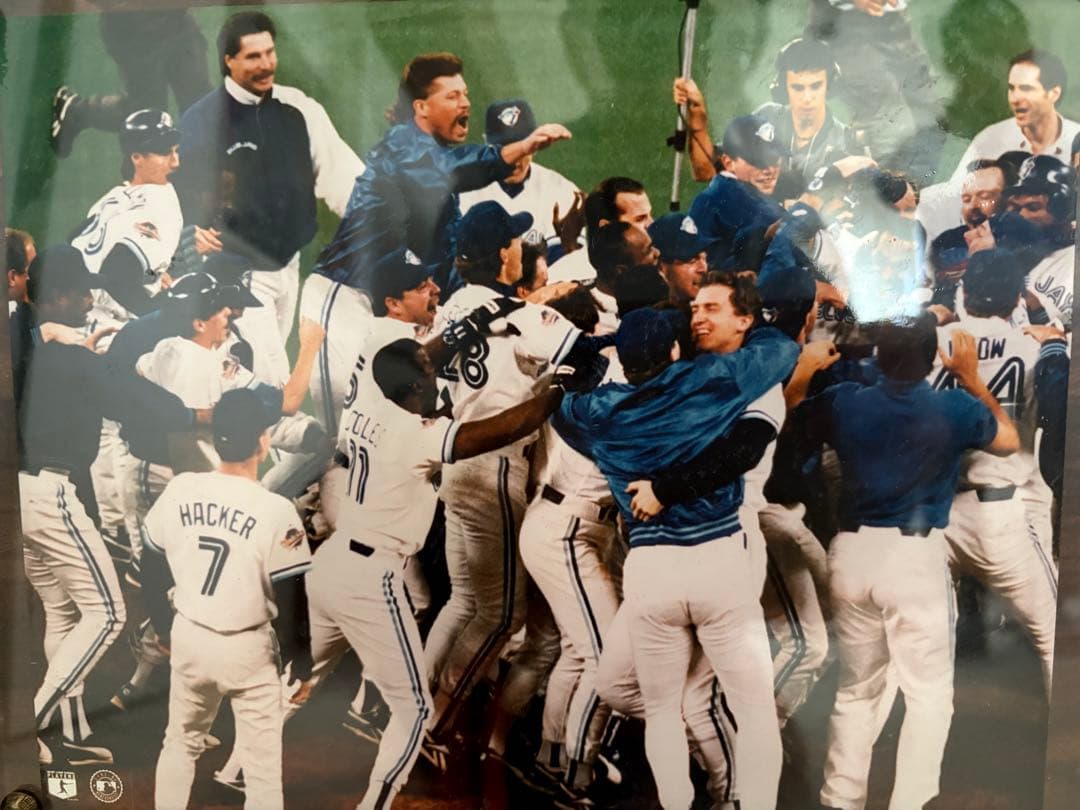 激レア！ブルージェイズ ワールドチャンピオン記念プレート 1992年　大リーグ