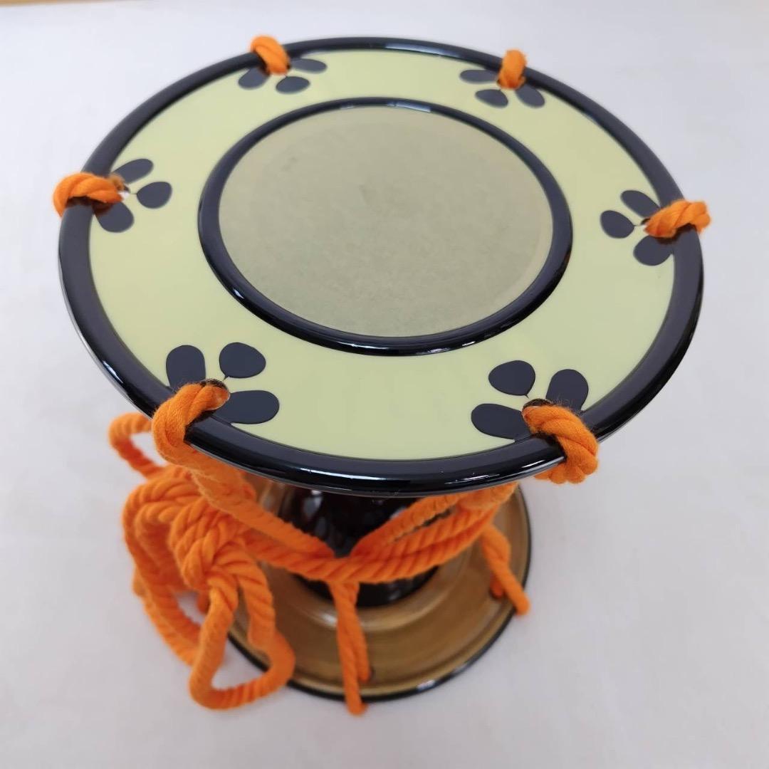 合成皮革製　小鼓　入門セット　和楽器　美品　ケース付き