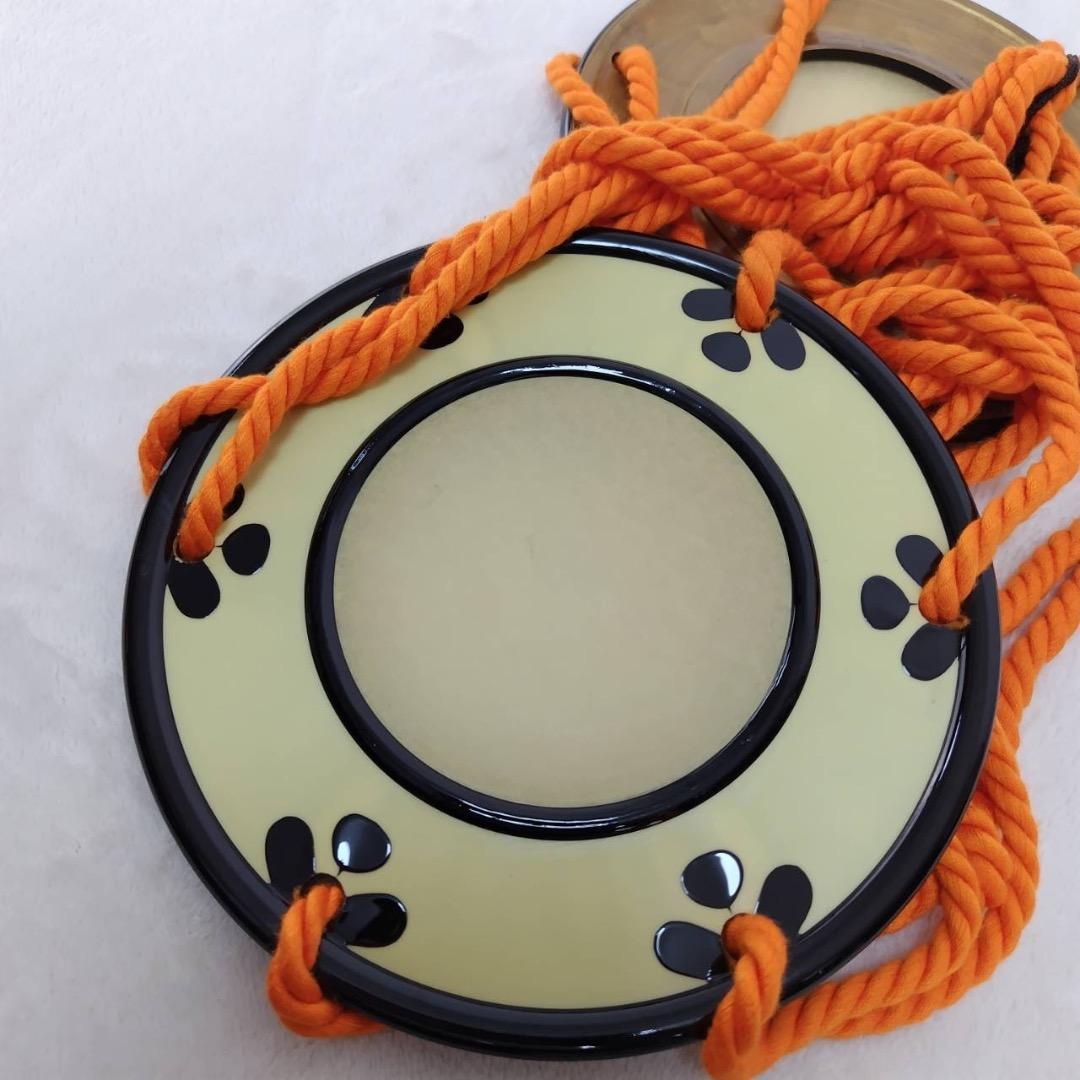 合成皮革製　小鼓　入門セット　和楽器　美品　ケース付き