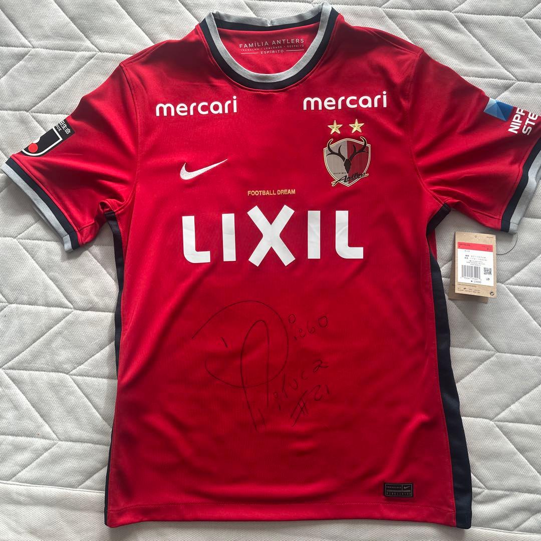 鹿島アントラーズ　直筆サイン　ユニフォーム