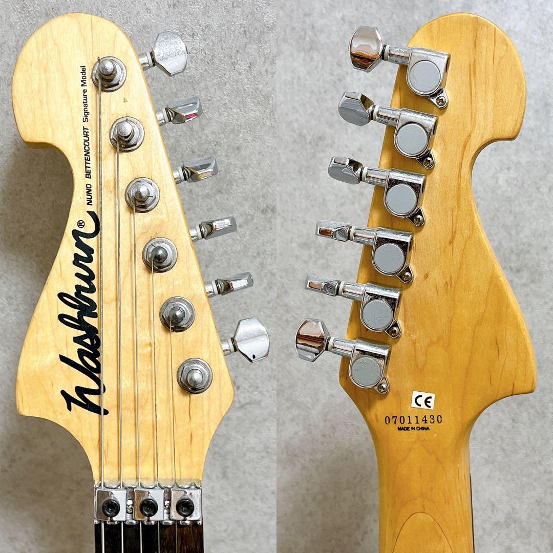 ワッシュバーンヌーノベッテンコート シ グネチャーエレキギター N2 サイン入り