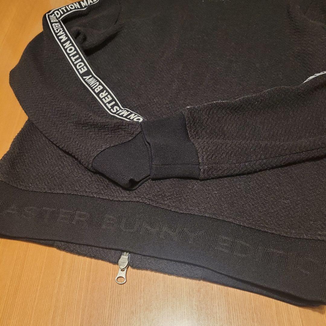 23年モデル‼️お洒落❤MASTER BUNNY ロゴテープブルゾン☆ブラック