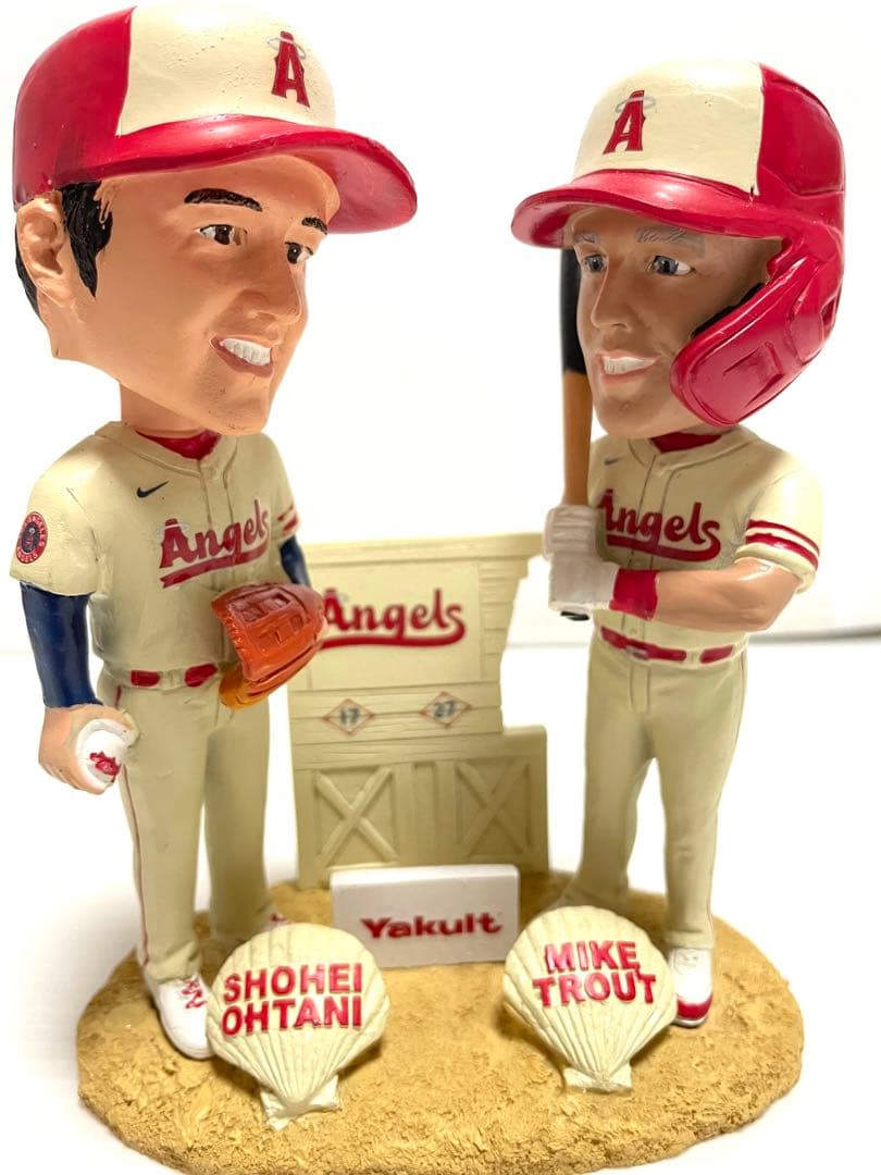 大谷翔平&マイクトラウトボブルヘッド人形＆フォトセット