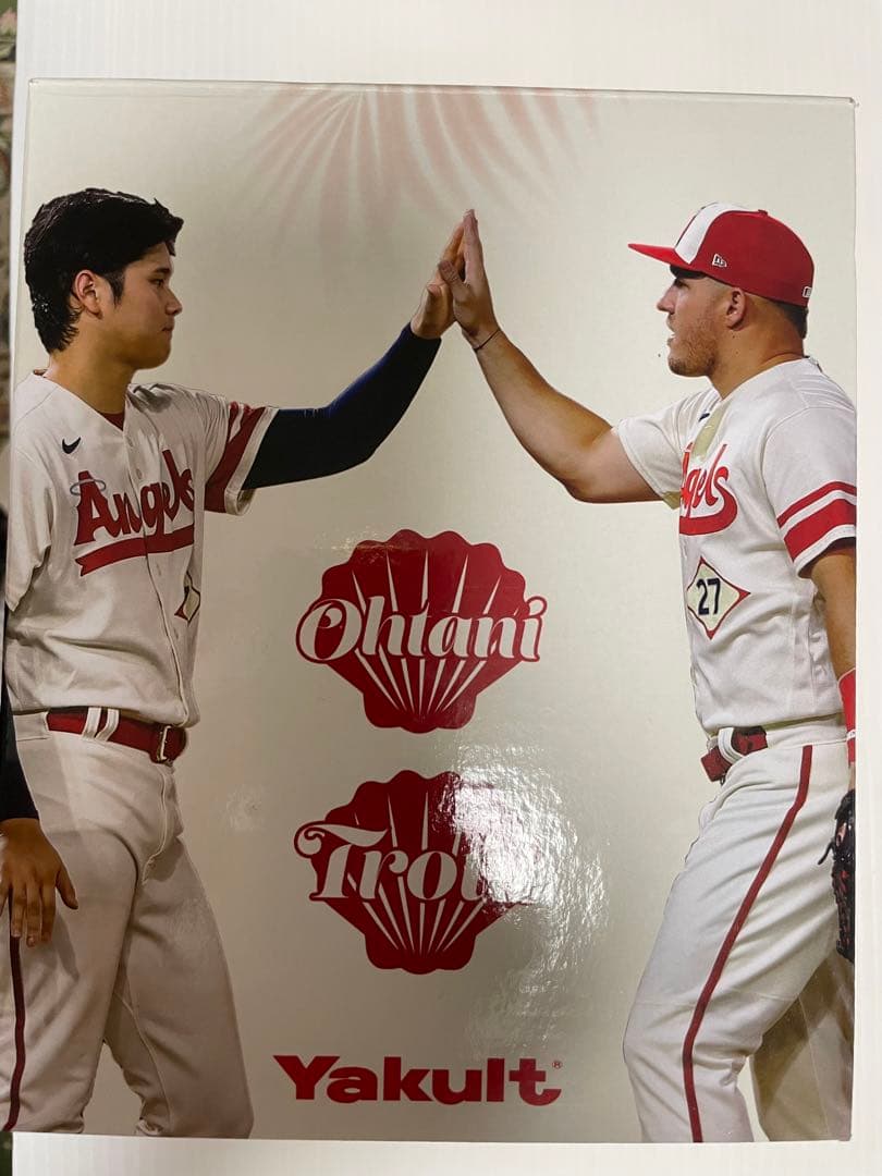 大谷翔平&マイクトラウトボブルヘッド人形＆フォトセット