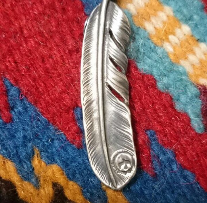 上銀メタル付き特大フェザー