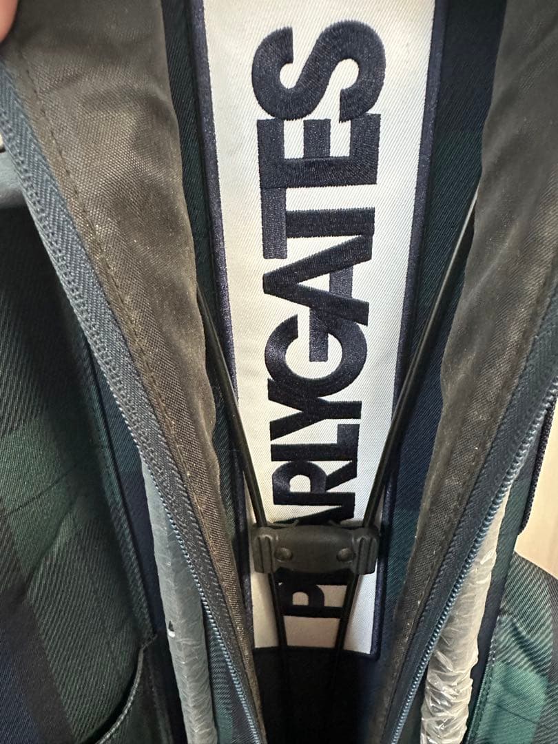 稀少モデル　人気完売品★パーリーゲイツ　ブラックウォッチ　キャディバッグ