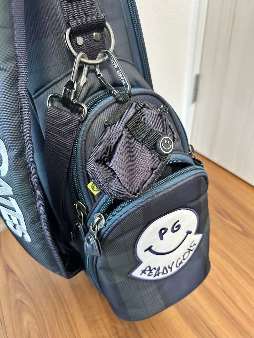 稀少モデル　人気完売品★パーリーゲイツ　ブラックウォッチ　キャディバッグ