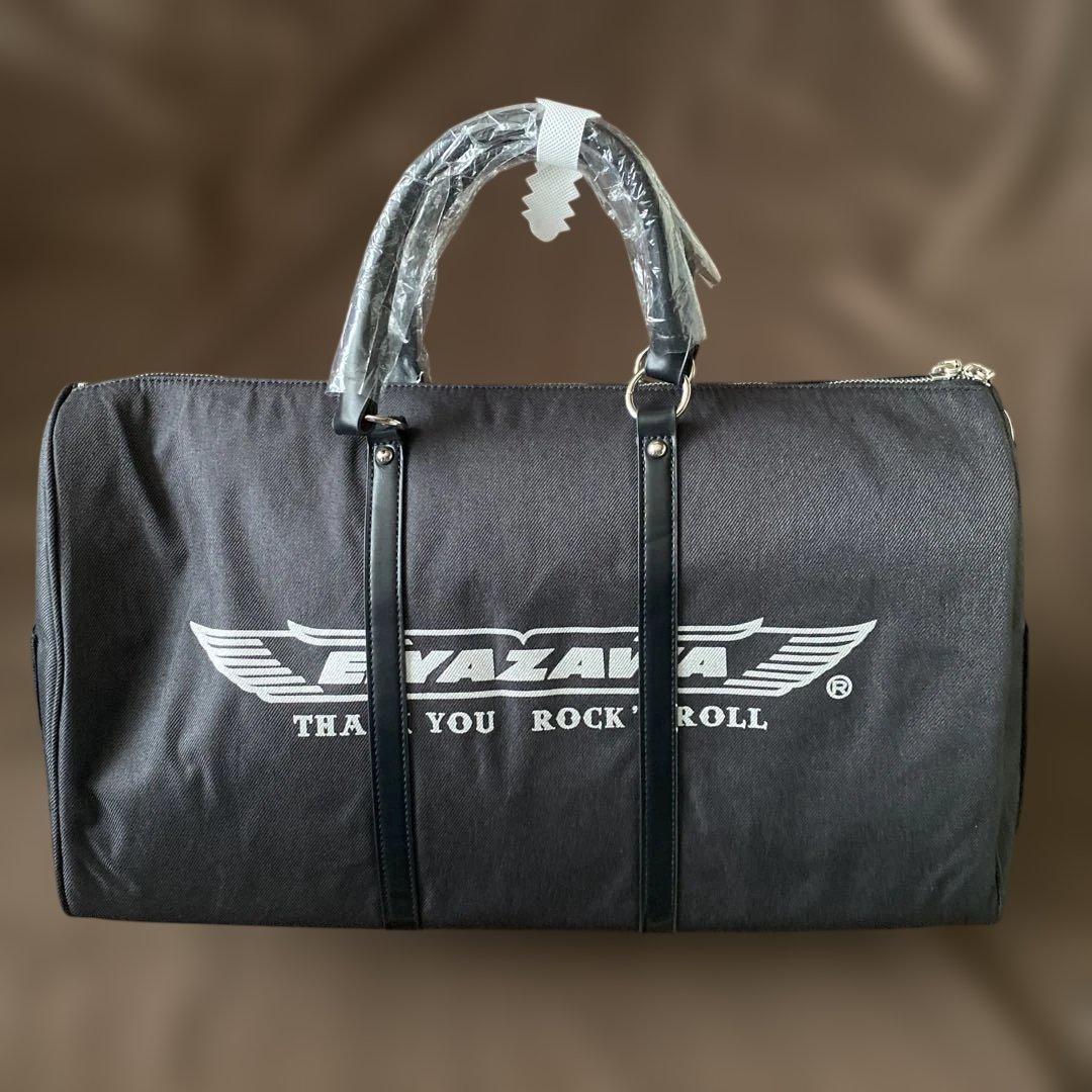 t*7様 希少！矢沢永吉 ★ E.YAZAWAボストンバック ( ロゴ + 羽ロ