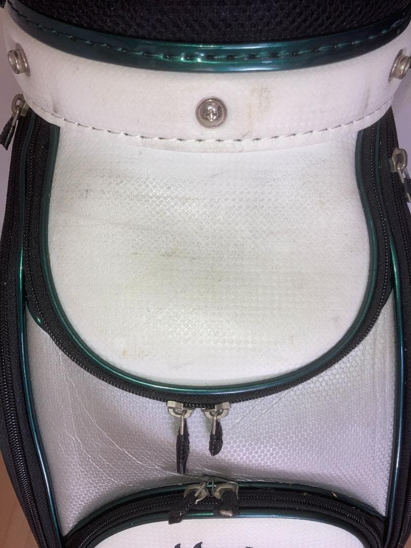 Callaway　キャロウェイ　キャディバッグ　カラー：ホワイト／ダークグリーン