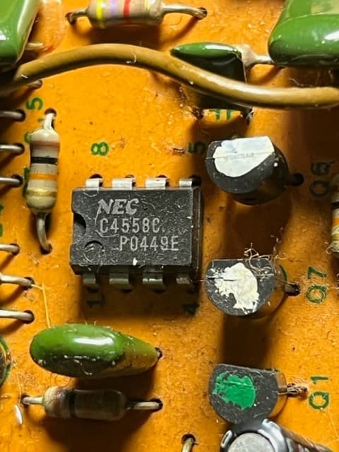 【美品】BOSS OD-1　銀ネジ　1980年製