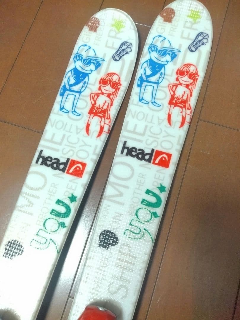 【ツインチップ☆】117cm　Headスキー板セット♪　送料無料！