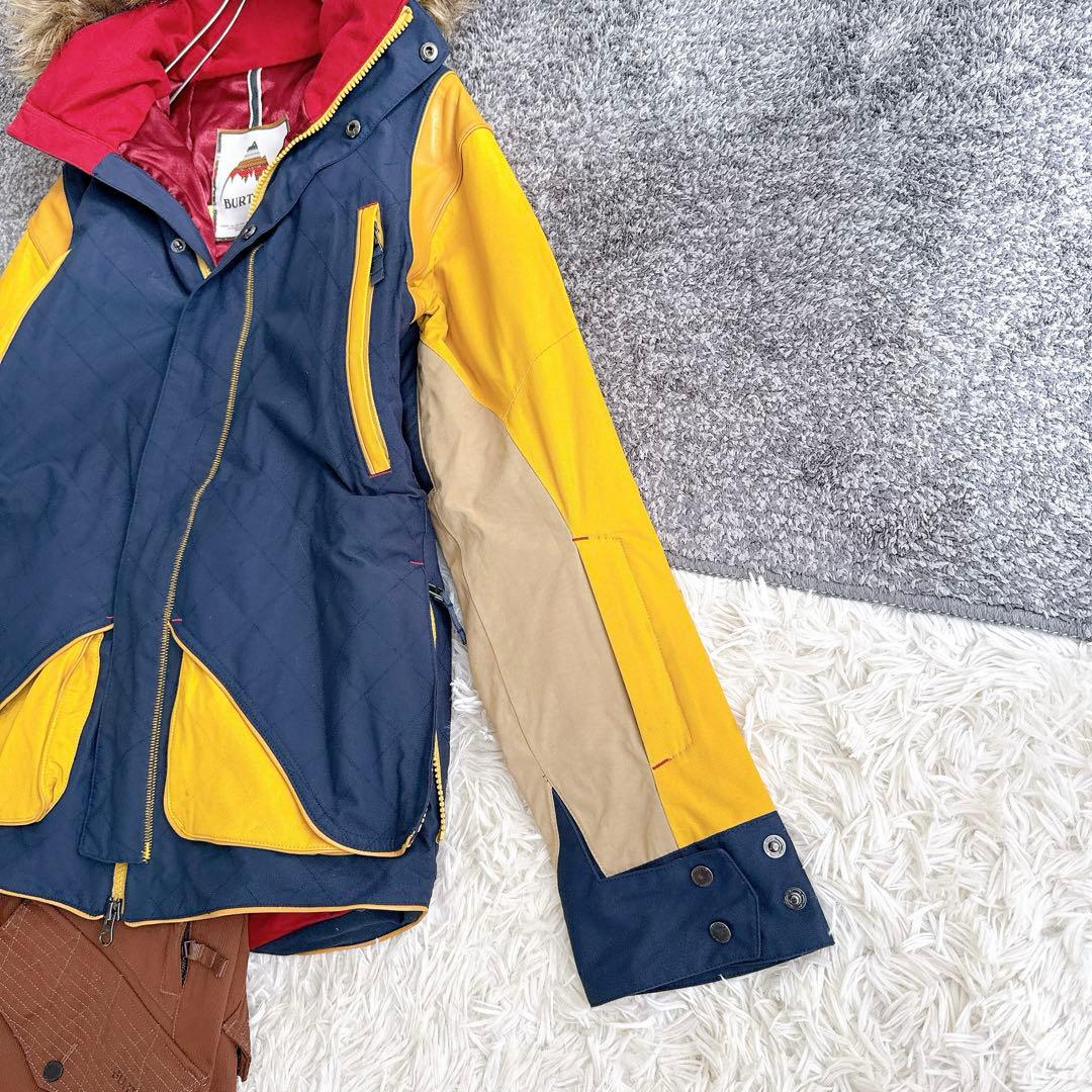 美品　バートン　スキー　スノボー　ウェア　セットアップ　中綿　メンズ　黒　XL