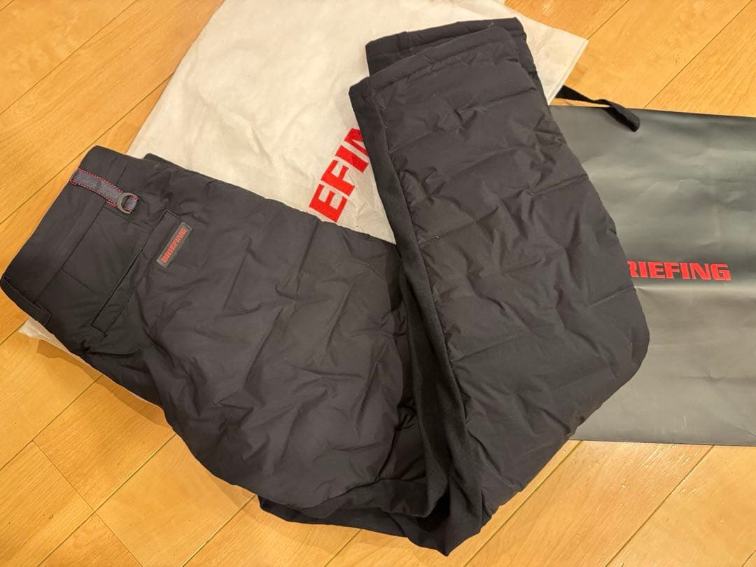 極美品！BRIEFING GOLF ハイブリッドダウン 上下セット