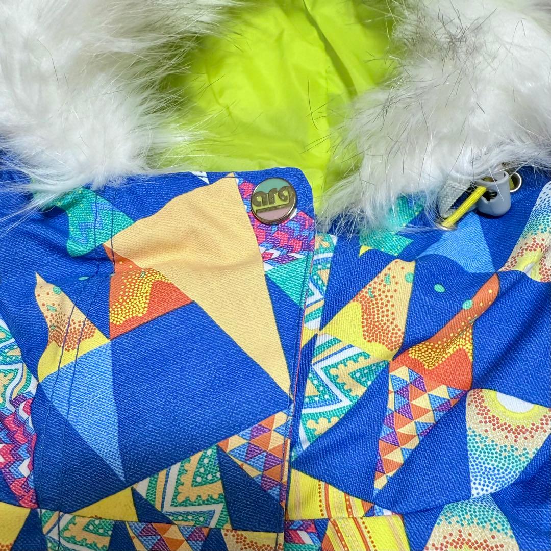 【美品】 ARG スノボウェア 上下セット Mサイズ レディース スキーウェア