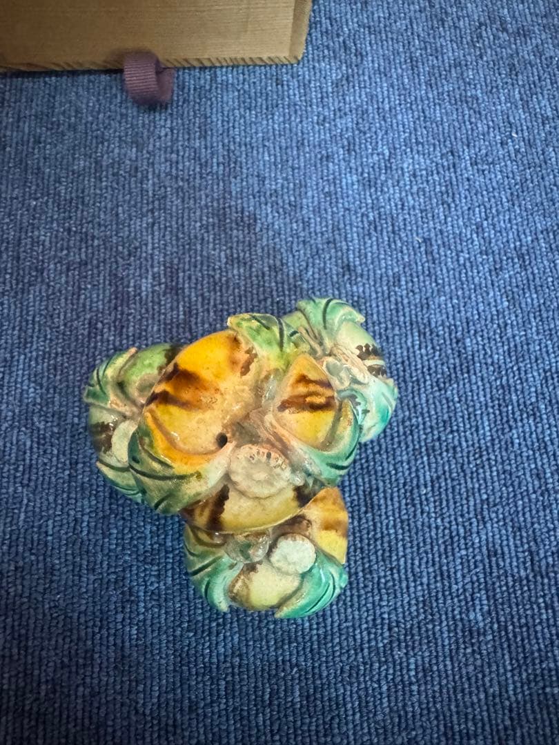 2064 有田焼　色絵サツマ　置物