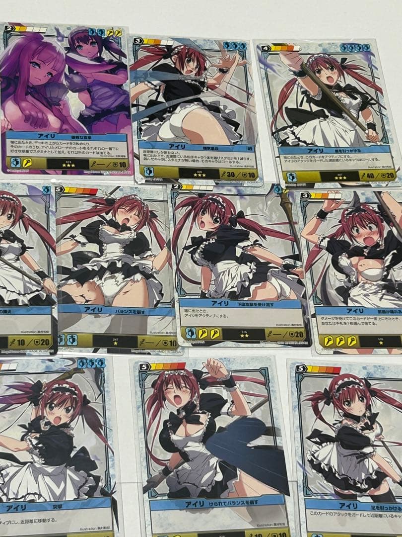 クイーンズブレイド　ザ・デュエル　アイリ　まとめ売りセット