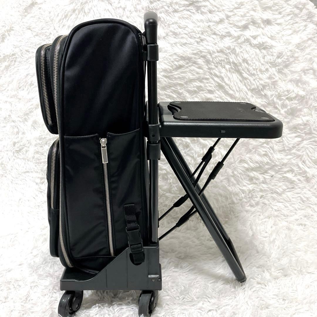 SWANY　キャリーバッグ　20L　座面付き　イス付き　光沢有り　四輪キャスター