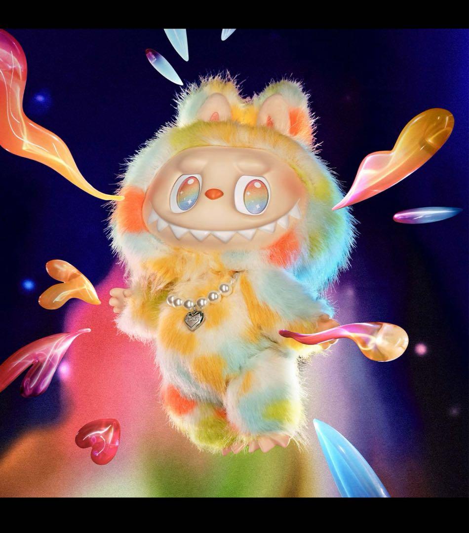 カラフルウサギ耳ぬいぐるみ