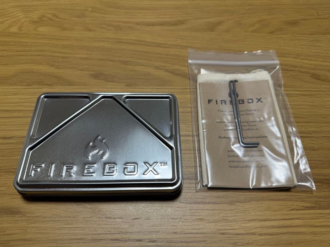 ファイアーボックス　ナノ　チタン　FireBox Nano Stove