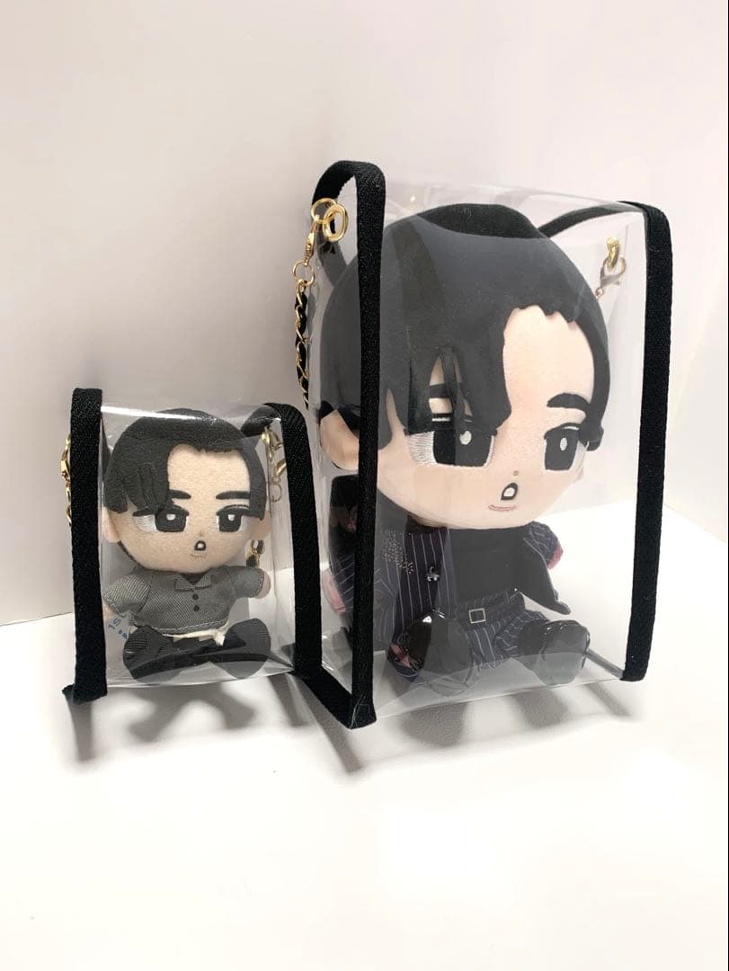 しょぴ　BIGすのチルポーチ 黒　すのチルお座りポーチ黒　Man