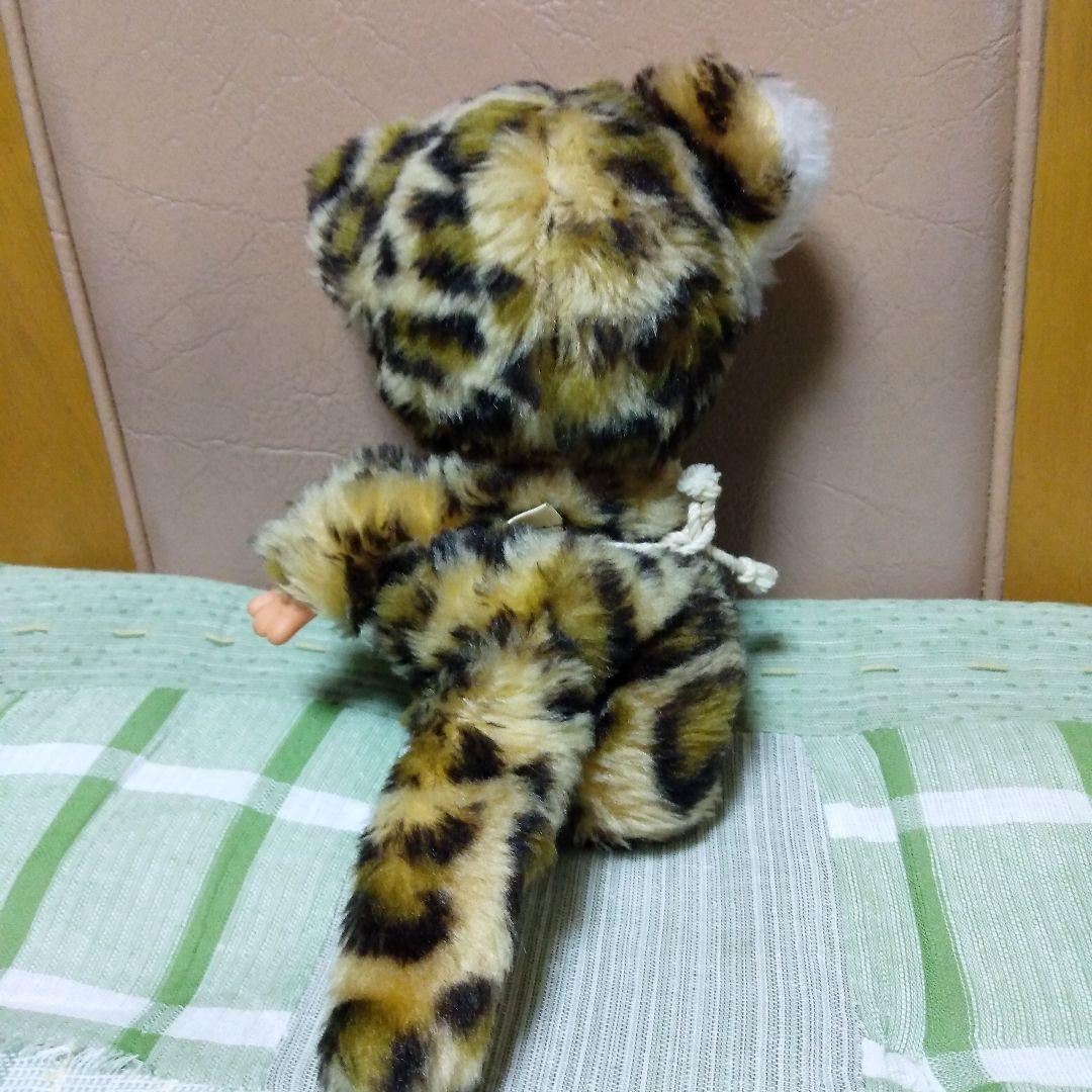 モンチッチ★ヒョウ柄★ぬいぐるみ★レインボー★セキグチ製